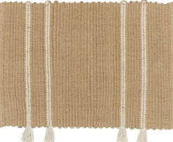 Outlet Broste Copenhagen Ezra Dørmåtte 50x70 cm, Natural/Off White