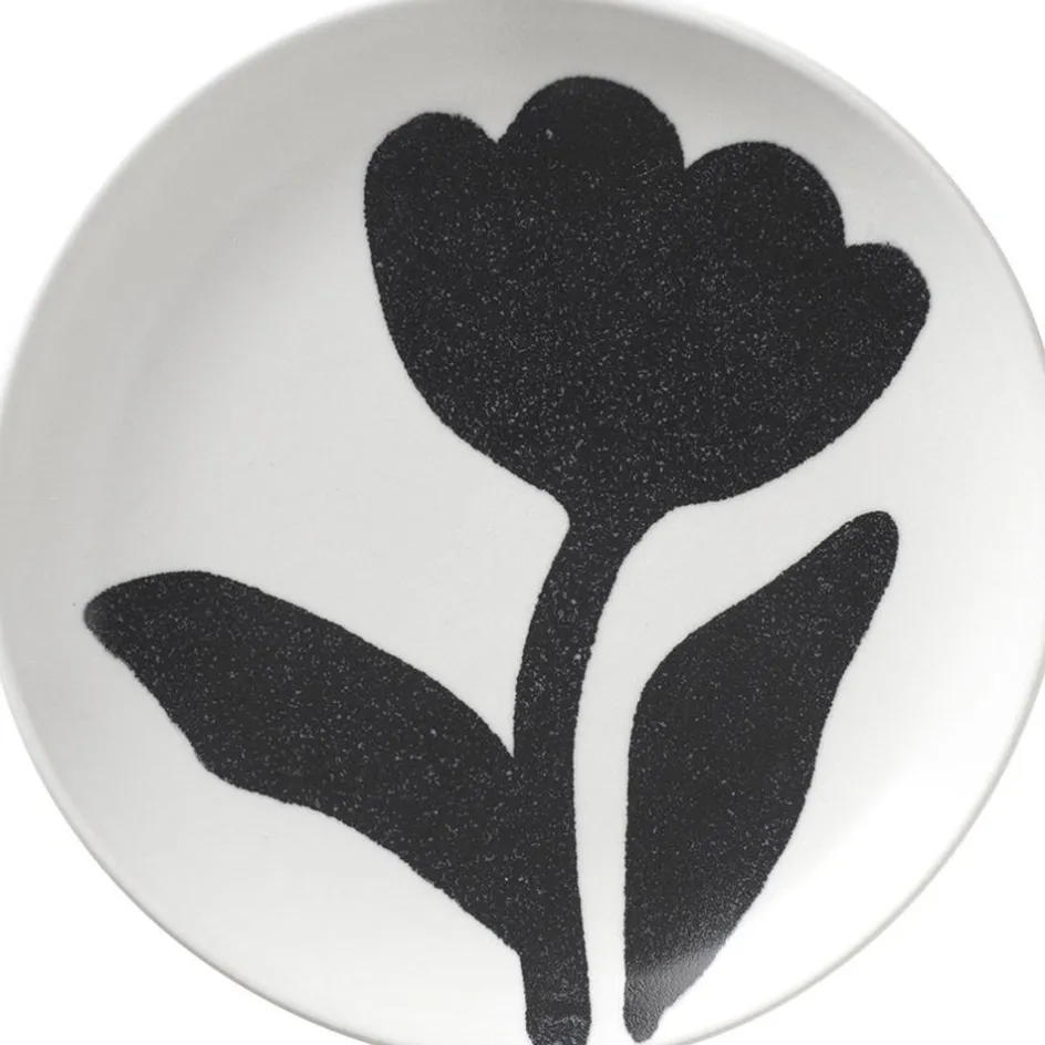 Best Broste Copenhagen Flora Tallerken , Sort