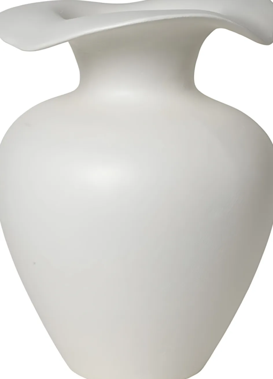 Hot Broste Copenhagen Florentina Vase H, Off White