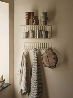 Online Broste Copenhagen Folke Viskestykke 50x70 cm, Fungi Grey