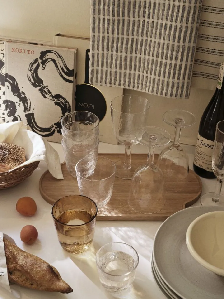 Online Broste Copenhagen Hammered Drikkeglas 15 cl, Klar