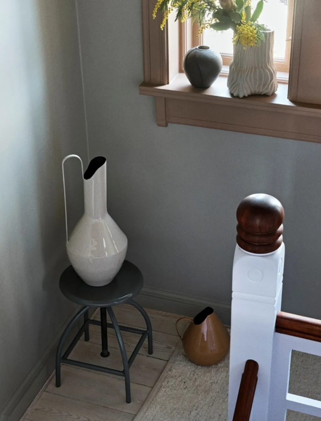 Online Leda Vase H, Antique Brown Stue|Vaser