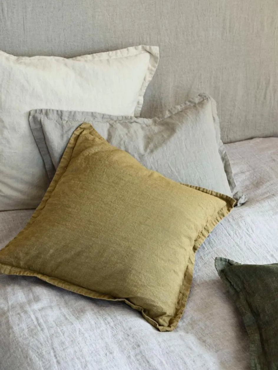 Broste Copenhagen Linn Pudebetræk , Castle Beige