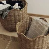New Lola Opbevaringskurv 2 stk, Rattan Kurve Og Kasser