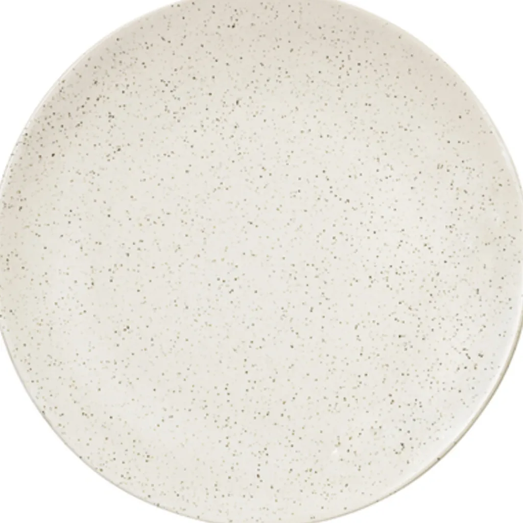 Broste Copenhagen Middagstallerkener > Nordic Vanilla Tallerken , Cream w. Grains