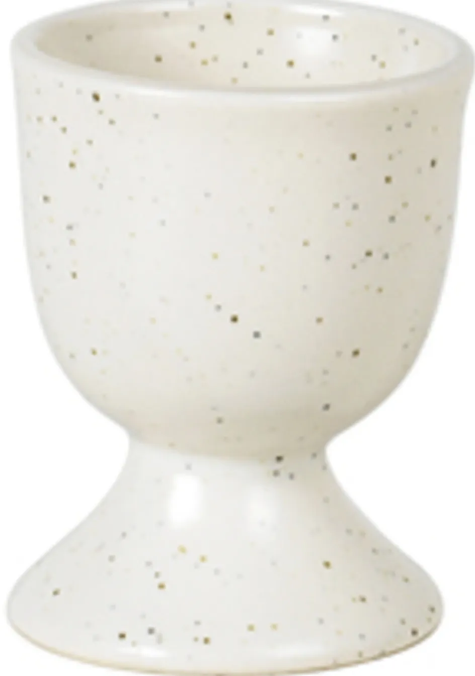 Clearance Broste Copenhagen Nordic Vanilla Æggebæger H6,5 cm, Cream w. Grains