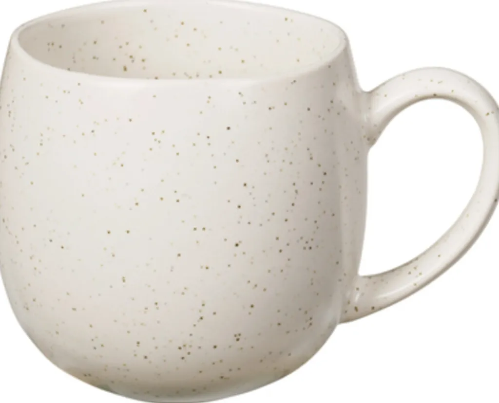 Broste Copenhagen Kopper > Nordic Vanilla Tekop 45 cl, Cream w. Grains