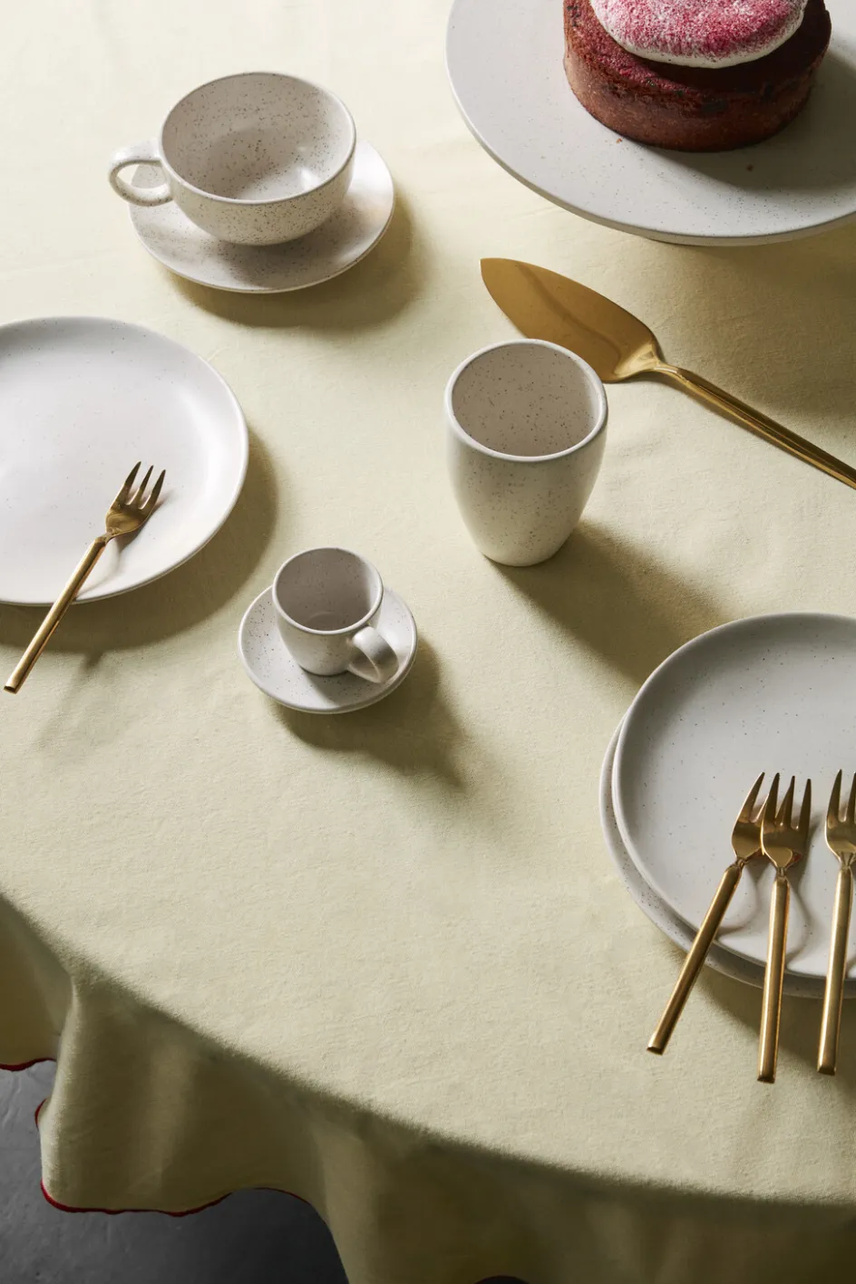 New Broste Copenhagen Nordic Vanilla Krus , Cream w. Grains