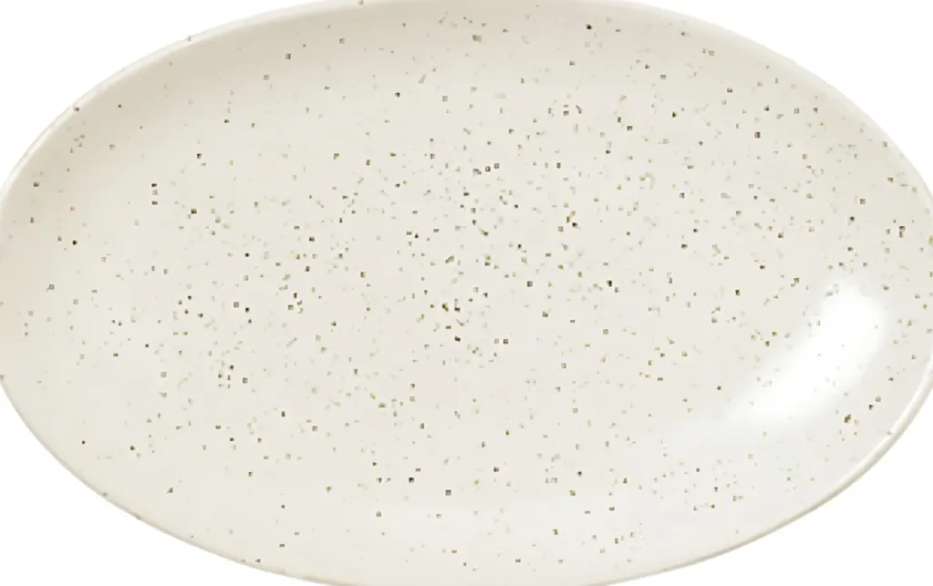 Broste Copenhagen Middagstallerkener > Nordic Vanilla Tallerken , Cream w. Grains