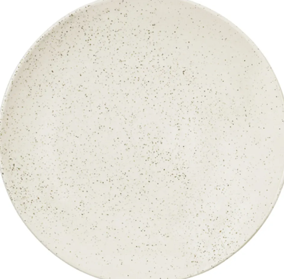 Broste Copenhagen Nordic Vanilla Tallerken , Cream w. Grains
