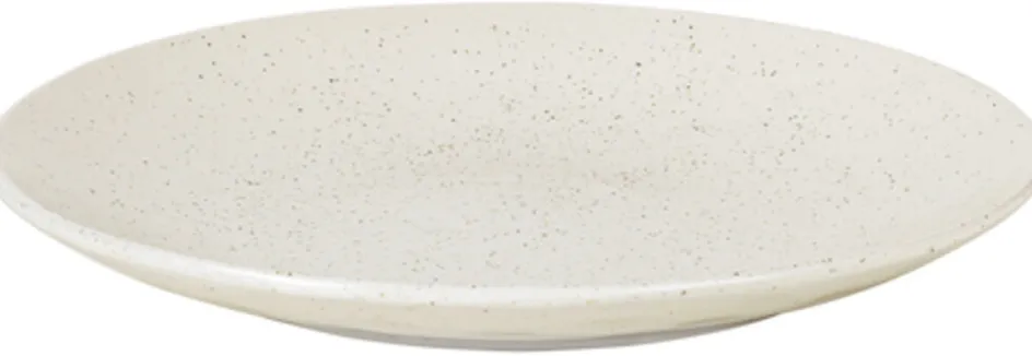 Broste Copenhagen Nordic Vanilla Tallerken , Cream w. Grains