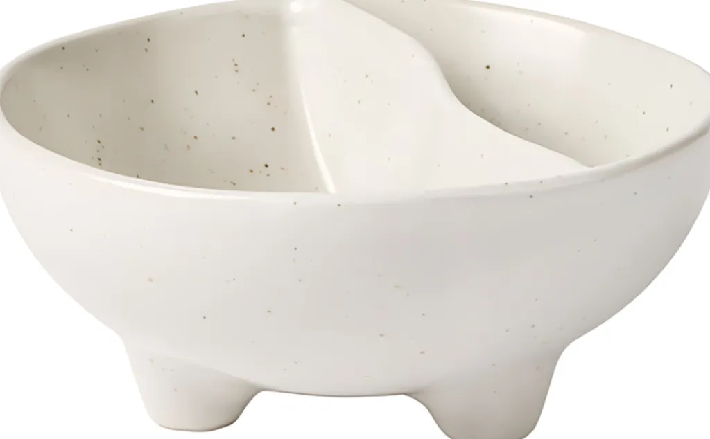 Broste Copenhagen Skåle|Spisestue > Nordic Vanilla Olivenskål Ø11 cm, Cream w. Grains
