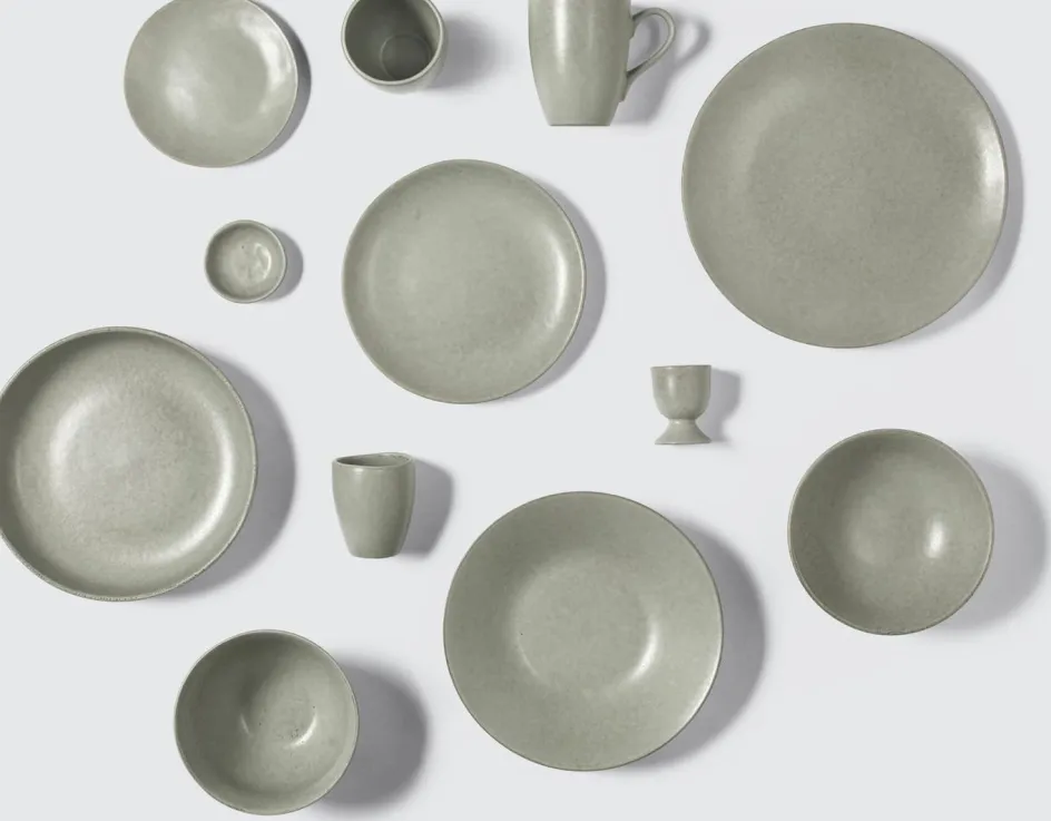 Best Broste Copenhagen Nordic Marsh Æggebæger H6,5 cm, Light Dusty Green