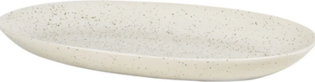 Broste Copenhagen Middagstallerkener > Nordic Vanilla Tallerken , Cream w. Grains