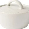 Broste Copenhagen Skåle|Spisestue > Nordic Vanilla Skål m. Låg Ø8 cm, Cream w. Grains
