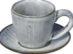Hot Nordic Sea Espressokop m. Underkop , Soft Blue Espressokopper