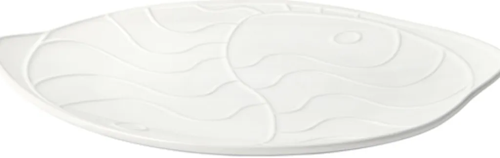Broste Copenhagen Middagstallerkener > Pesce Tallerken 34,6 cm, Hvid