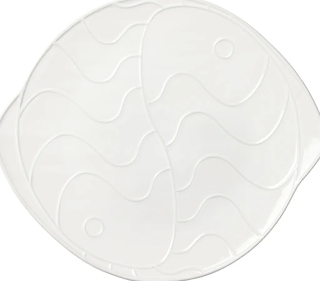 Broste Copenhagen Middagstallerkener > Pesce Tallerken 34,6 cm, Hvid