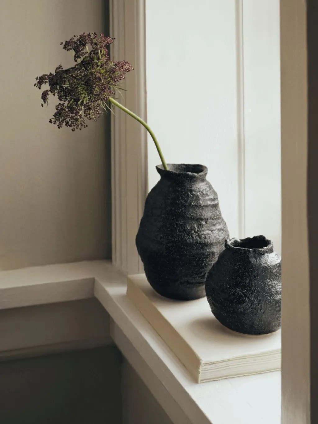 Clearance Alma Vase H, Sort Stue|Vaser