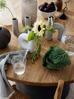 Best Broste Copenhagen Hector Vase H, Dove Grey