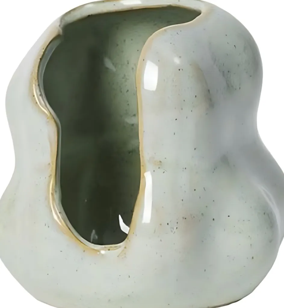 Broste Copenhagen Hekla Bloklysestage H10 cm, Grøn