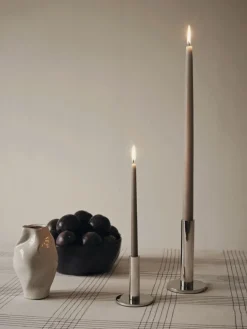 New Broste Copenhagen Maro Lysestage H1, Sølvfinish