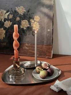 Hot Broste Copenhagen Mie Lysestage , Sølvfinish