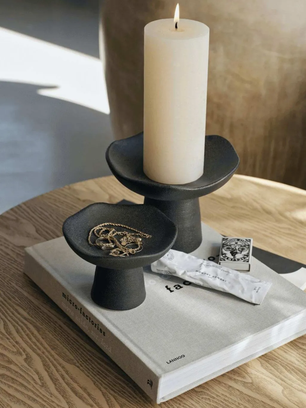 Broste Copenhagen Bloklysestager > Momo Bloklysestage H,