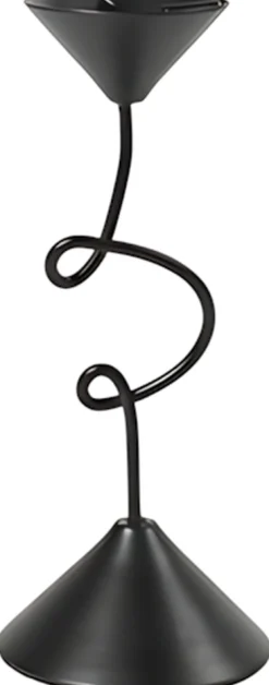 Discount Selma Lysestage H, Sort Lysestager