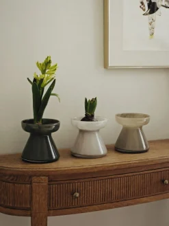 Broste Copenhagen Stue|Vaser > Solai Vase H, Taupe/Warm Grey