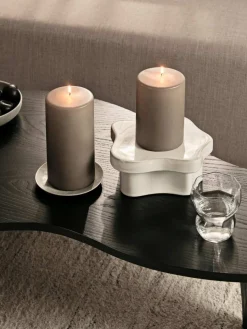 Discount Broste Copenhagen Sonja Piedestal H, Off White