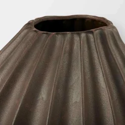 Broste Copenhagen Wide Vase H, Antique Brown