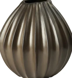 Broste Copenhagen Wide Vase H, Antique Brown