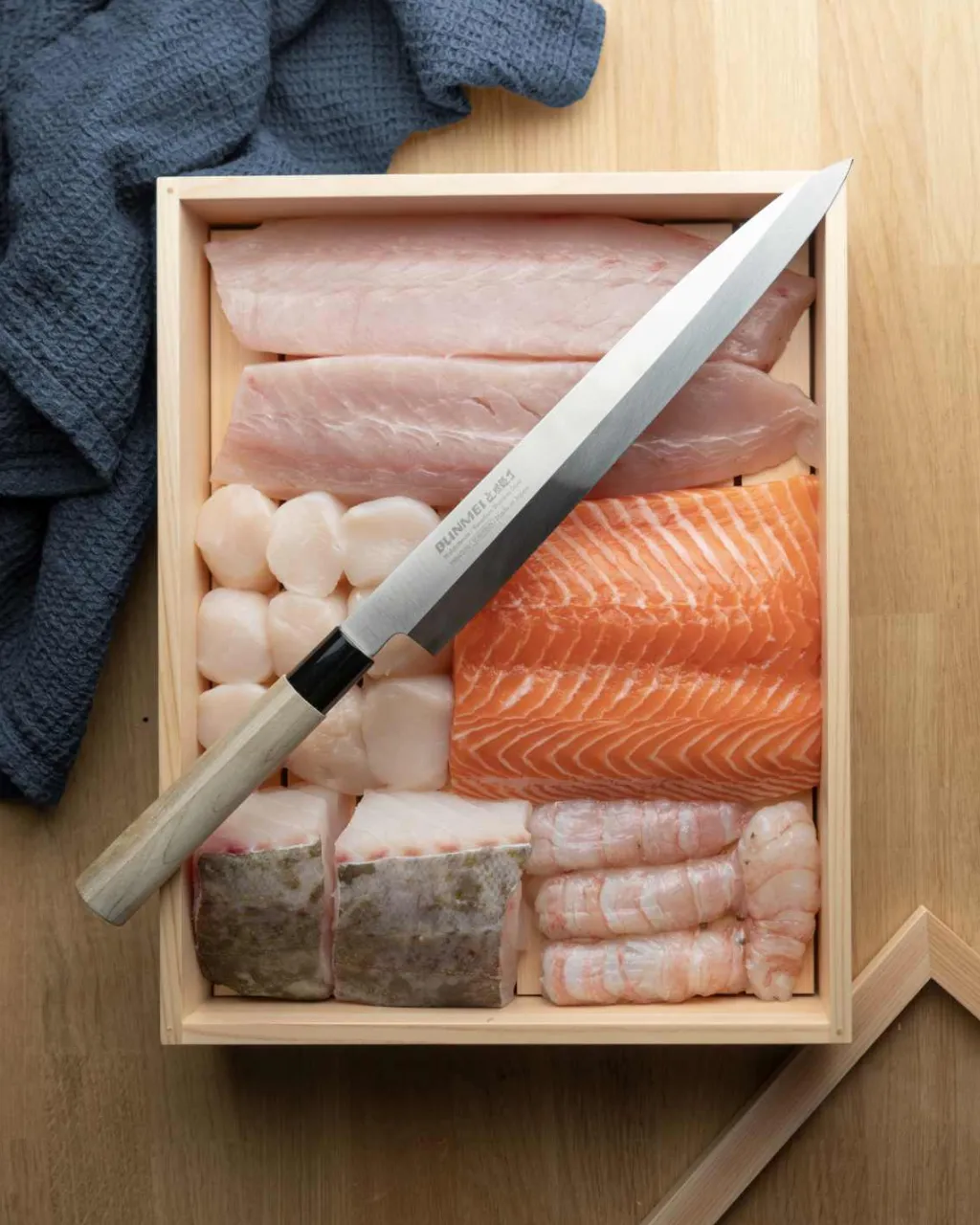 Bunmei Udbener- Og Filetknive > Yanagi Sashimikniv Enkelslebet 27 cm, Stål