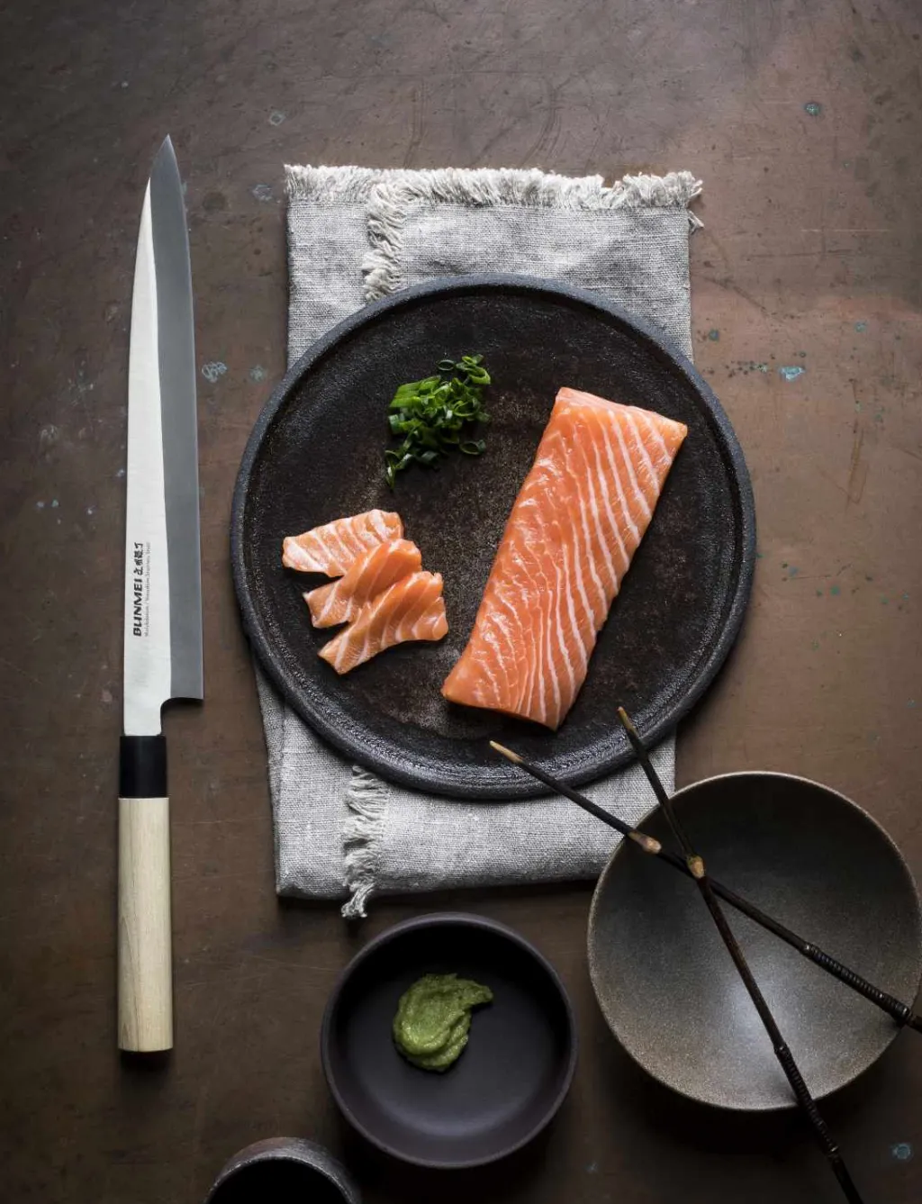 Bunmei Udbener- Og Filetknive > Yanagi Sashimikniv Enkelslebet 27 cm, Stål
