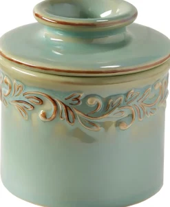 Outlet Butter Bell Antique Smørklokke H10,7 cm, Sea Spray Green