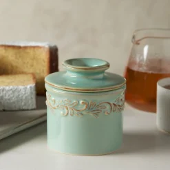 Outlet Butter Bell Antique Smørklokke H10,7 cm, Sea Spray Green