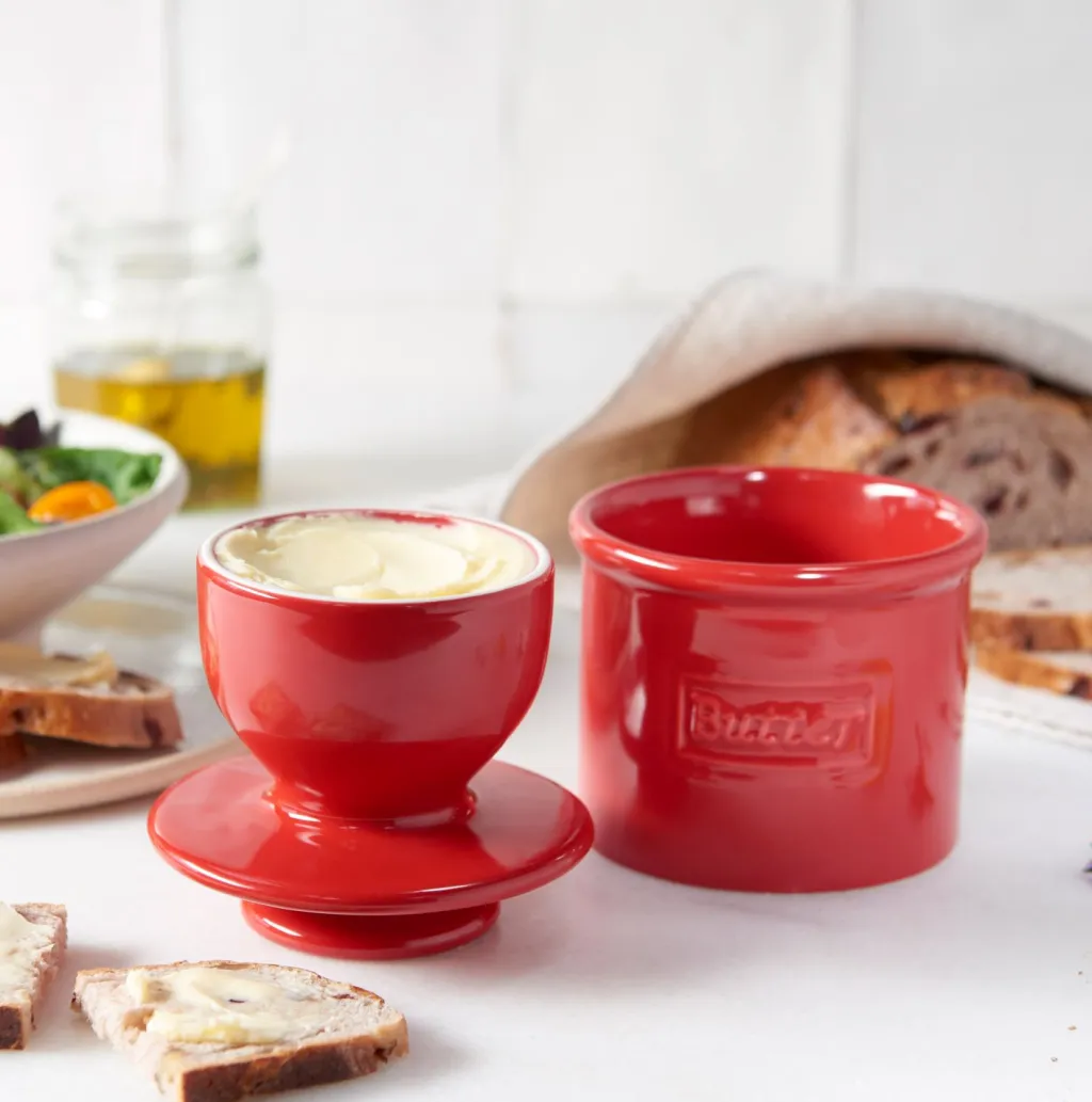 Clearance Cafe Retro Smørklokke H10,7 cm, Skåle