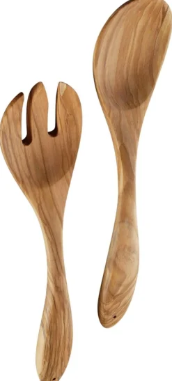 Cilio Serveringsbestik > Toscana Salatbestik 30 cm, Oliventræ