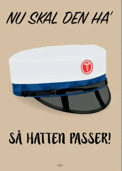 New Citatplakat Student Nu Ska' Den Ha' Så Hatten Passer HHX A4