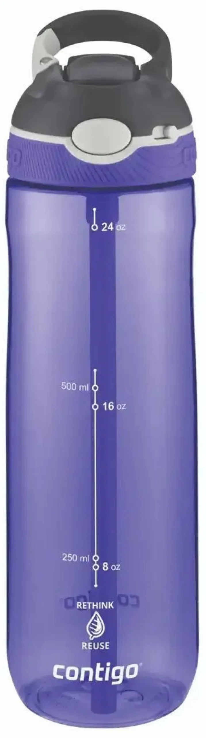 Clearance Contigo Ashland ReNew Drikkeflaske m. Sugerør 720 ml, Grapevine