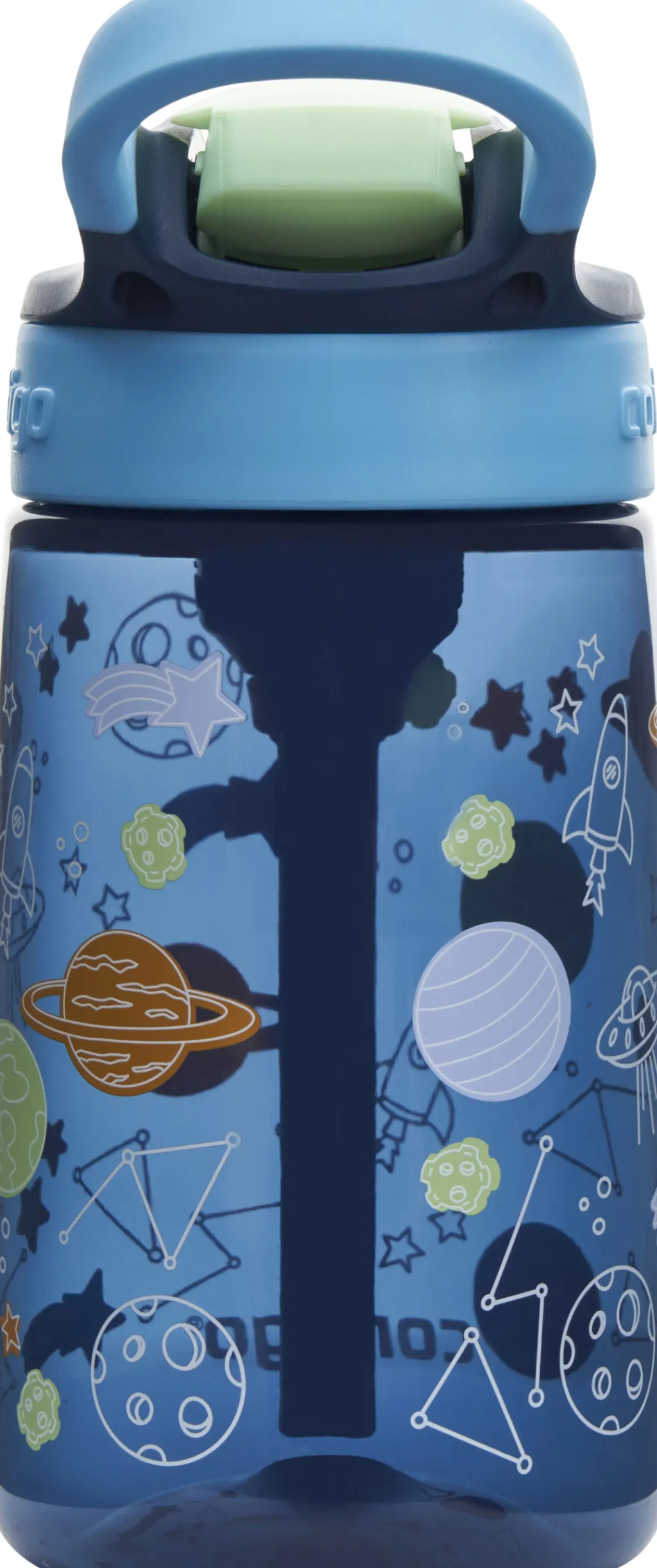 New Kids Easy Clean Drikkeflaske m. Sugerør 420 ml, Børn Drikkedunke Til Børn|Opbevaring Til Køkkenet