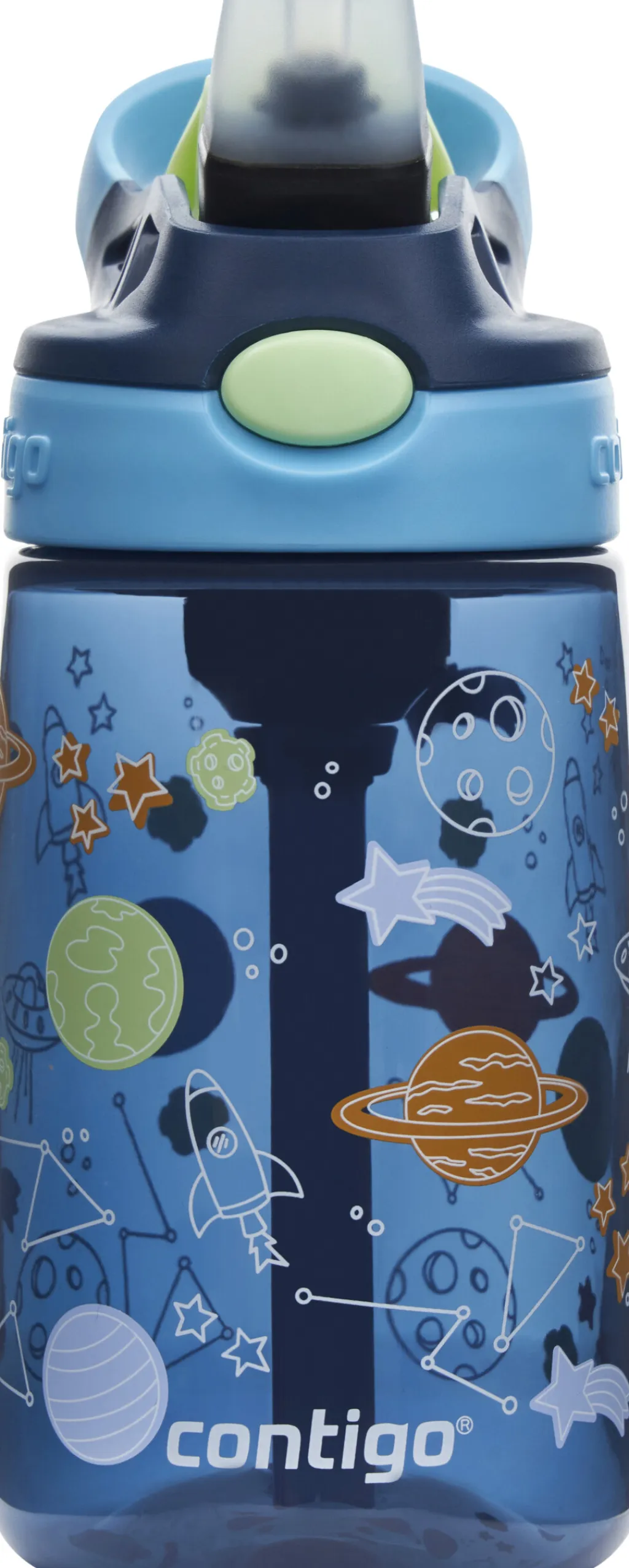 New Kids Easy Clean Drikkeflaske m. Sugerør 420 ml, Børn Drikkedunke Til Børn|Opbevaring Til Køkkenet