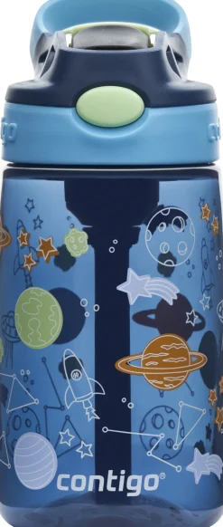 New Kids Easy Clean Drikkeflaske m. Sugerør 420 ml, Børn Drikkedunke Til Børn|Opbevaring Til Køkkenet