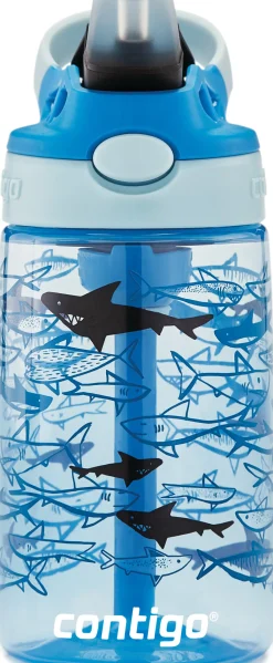 Clearance Kids Easy Clean Drikkeflaske m. Sugerør 420 ml, Børn Drikkedunke Til Børn|Opbevaring Til Køkkenet