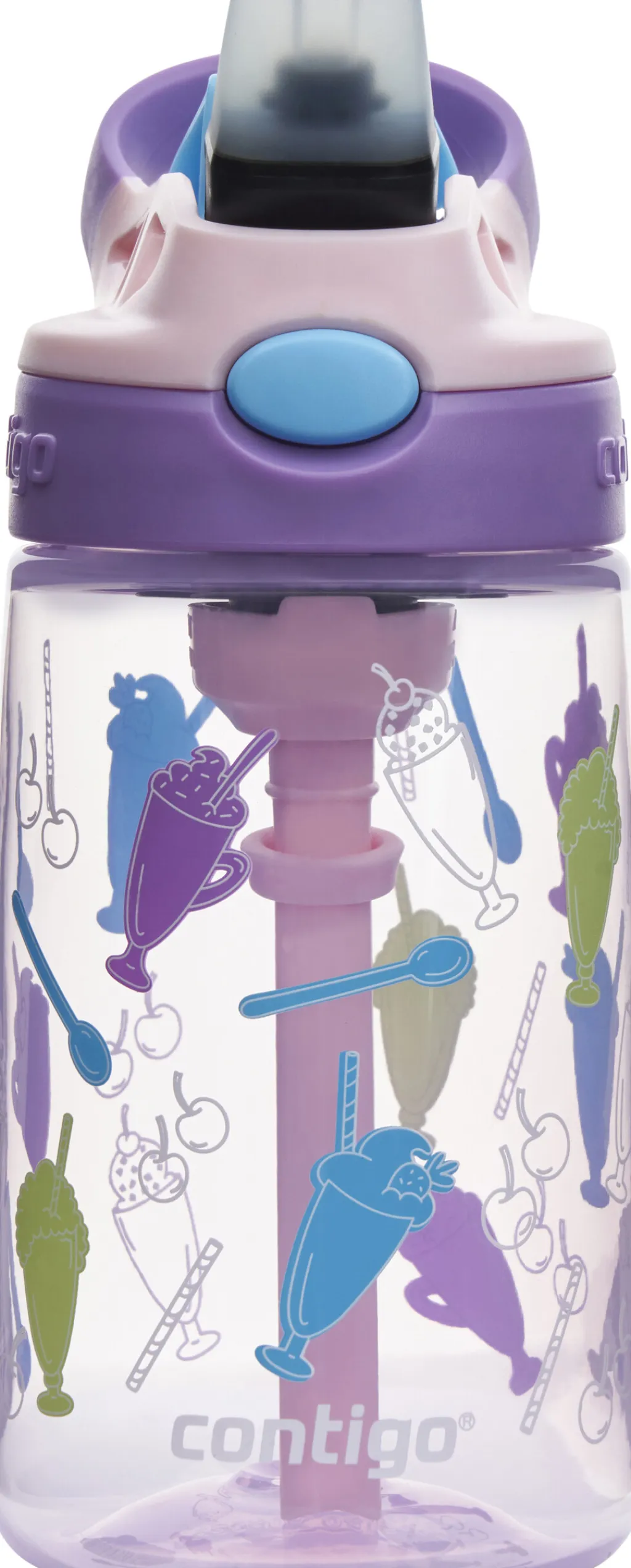 Børn Contigo Drikkedunke Til Børn|Opbevaring Til Køkkenet > Kids Easy Clean Drikkeflaske m. Sugerør 420 ml,