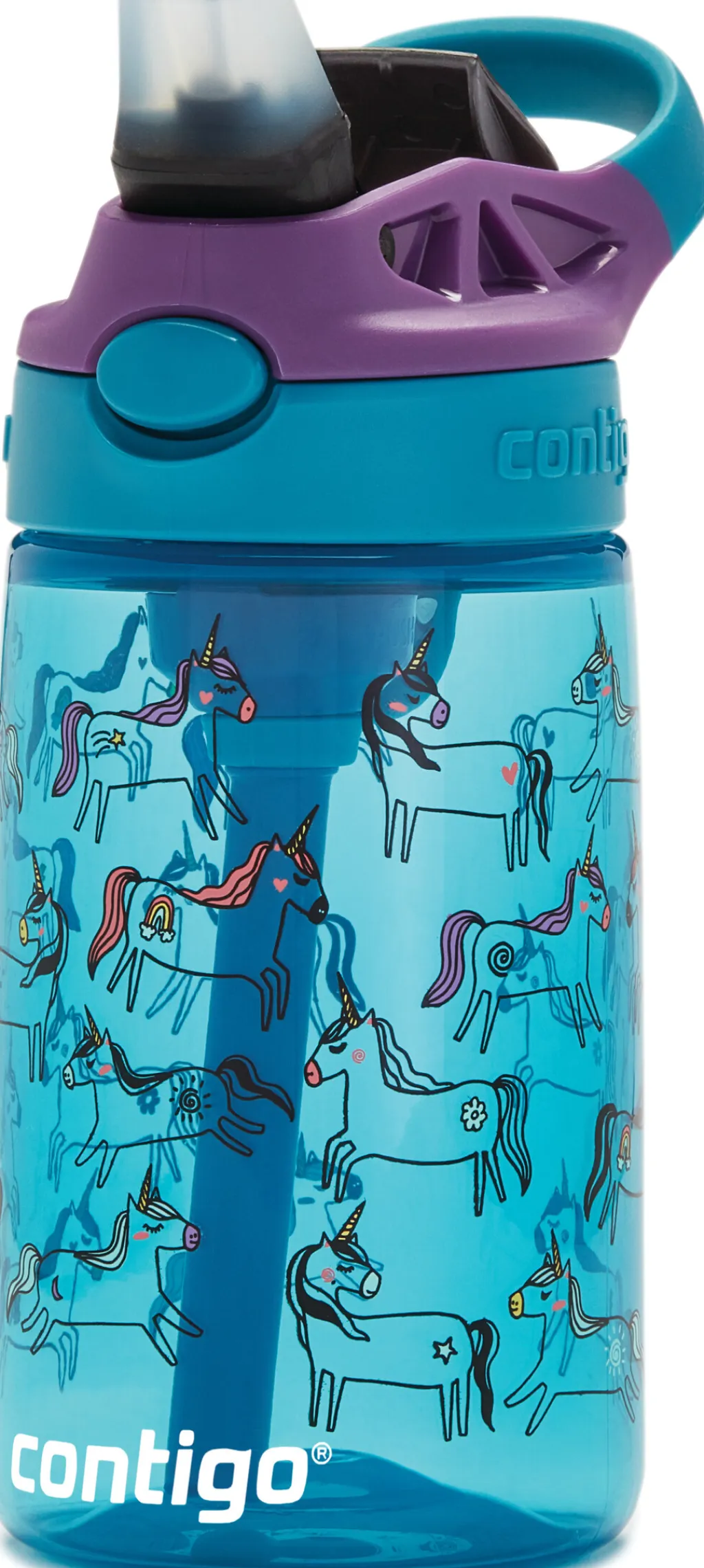 Sale Kids Easy Clean Drikkeflaske m. Sugerør 420 ml, Børn Drikkedunke Til Børn|Opbevaring Til Køkkenet