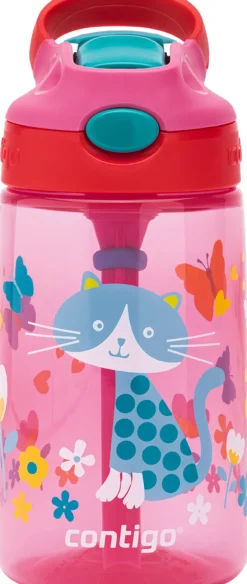 Clearance Kids Gizmo Drikkeflaske m. Sugerør 420 ml, Børn Drikkedunke Til Børn|Opbevaring Til Køkkenet