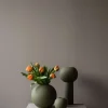 Cooee Design Stue|Vaser > Pillar Vase H32 cm, Oliven Grøn