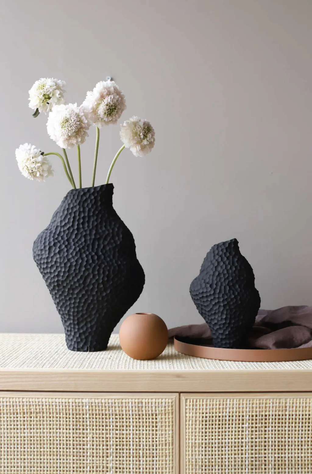 Hot Isla Vase H, Sort Stue|Vaser